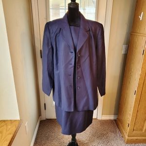 Navy 2 piece jacket dress